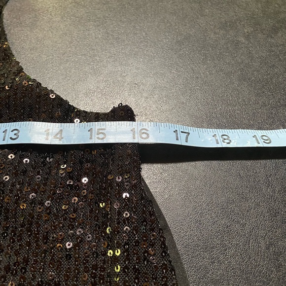 🔥Black Sequin Cami Tank Top🔥 NEW - Picture 5 of 6